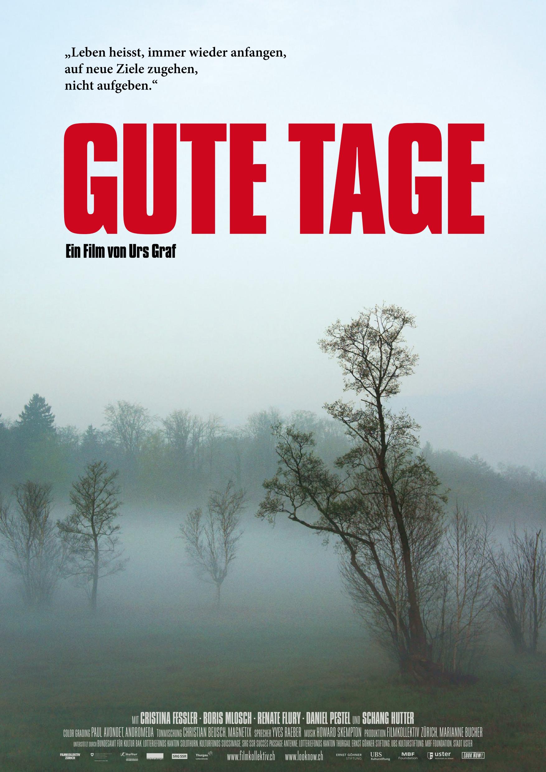 Filmplakat Gute Tage